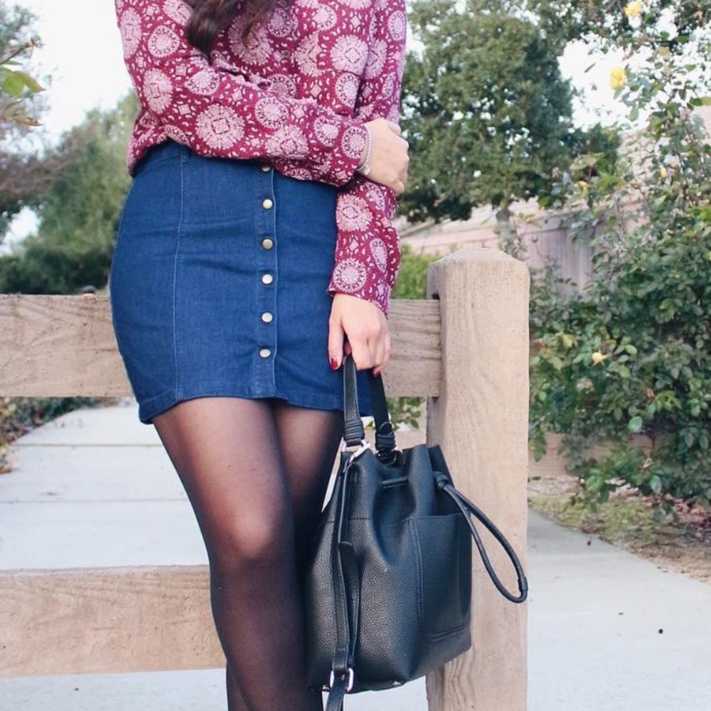 denim skirt